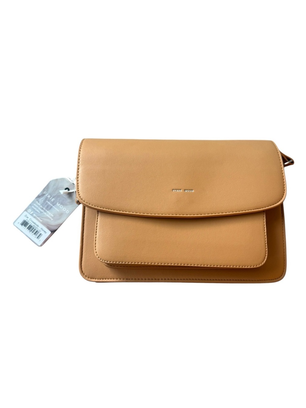 NWT Pixie Mood Zoe Crossbody Bag Honey Vegan Leather